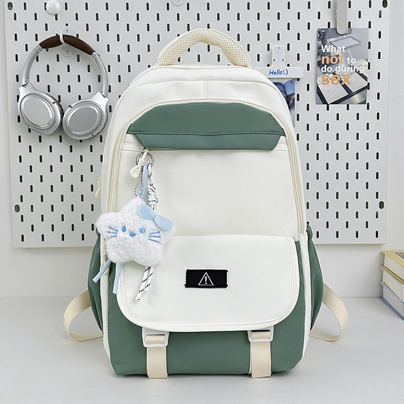 Stilvolles multifunktionales Rucksack mit plüschigem Schlüsselanhänger Brehn
