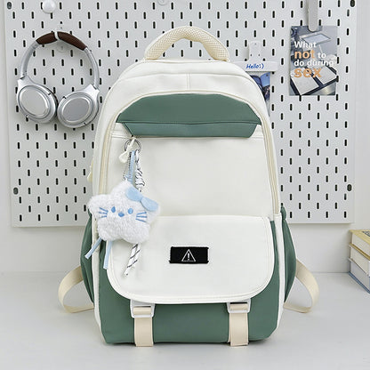 Stilvolles multifunktionales Rucksack mit plüschigem Schlüsselanhänger Brehn