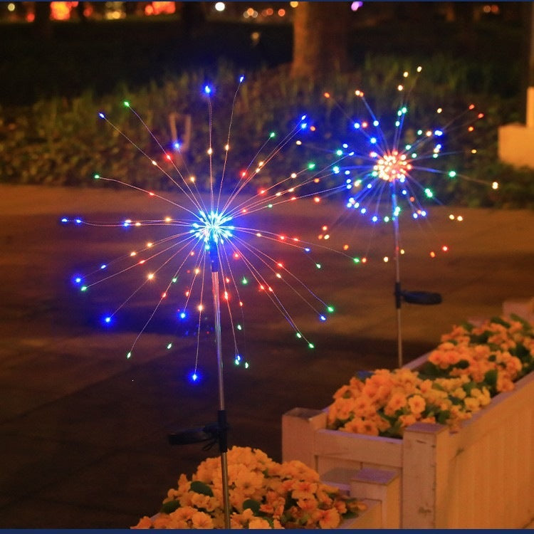 Starburst Solar Gartenstecker LED Funkelnde Skulptur Brehn