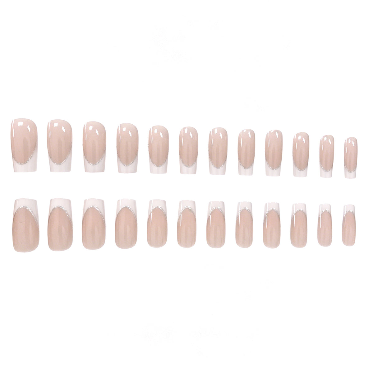 Elegante Französische Tipp-Acryl-Nail-Enhancements Brehn 1789915911