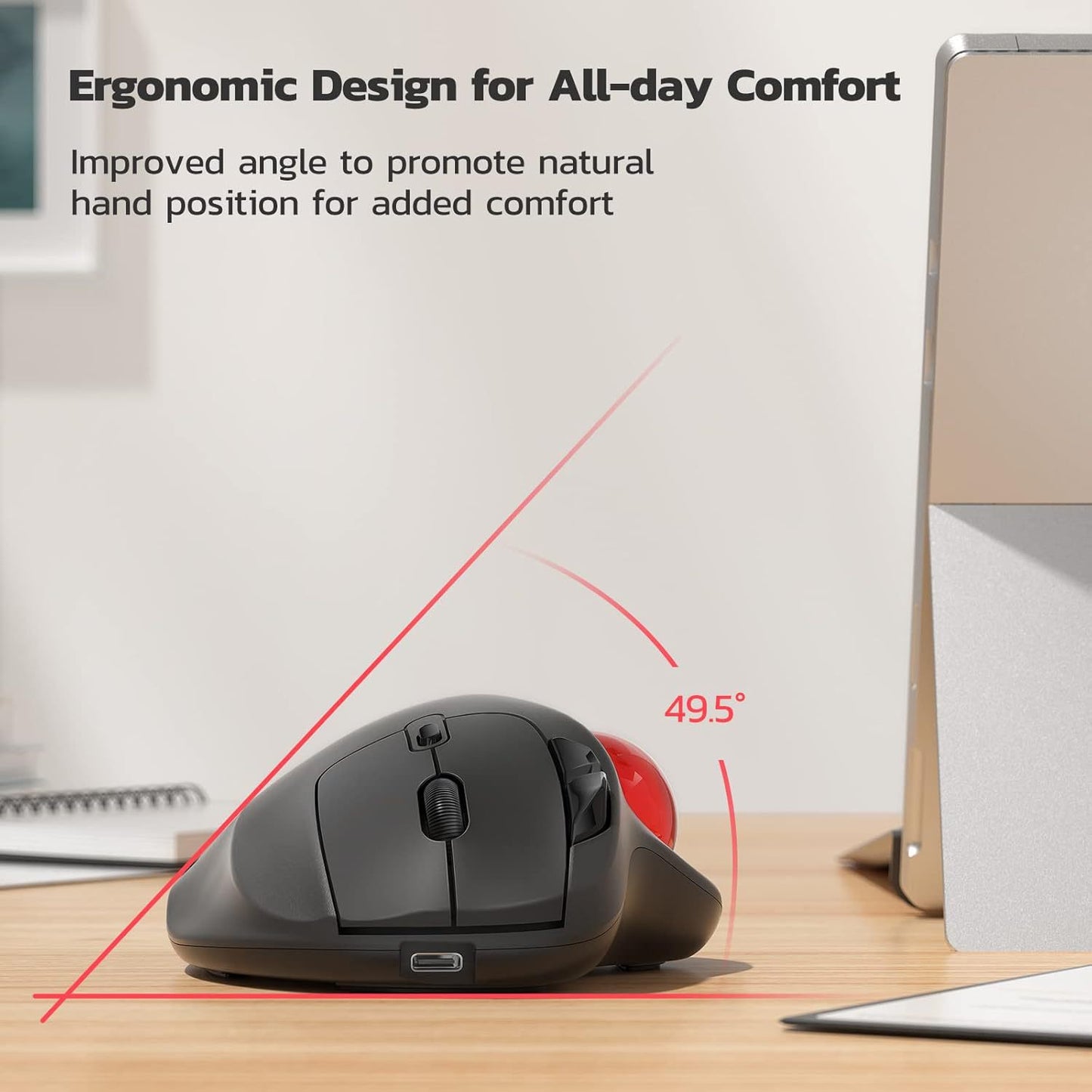 Ergonomische Trackball-Maus Brehn