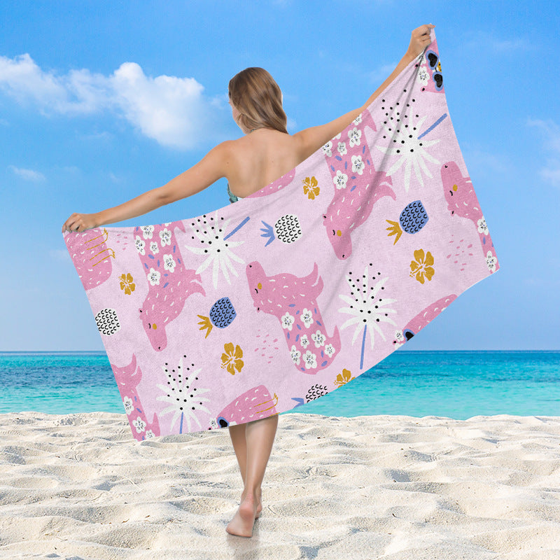 Strandtuch mit exotischem Muschel-Motiv Brehn
