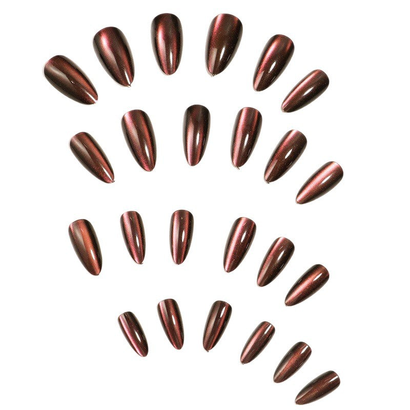 Gradient Stiletto Press-On Nail Set Brehn