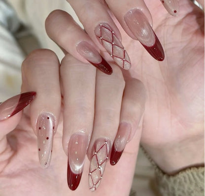 Elegante Stiletto Nagelkunst Verbesserungen Brehn