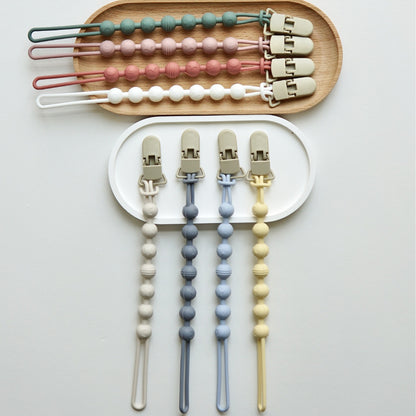 Schnullerhalterclip mit sicheren Klemmen für Beißspielzeug für Kleinkinder