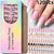 Abnehmbares Press-On-Nagel-Set mit dekorativen Designs Brehn