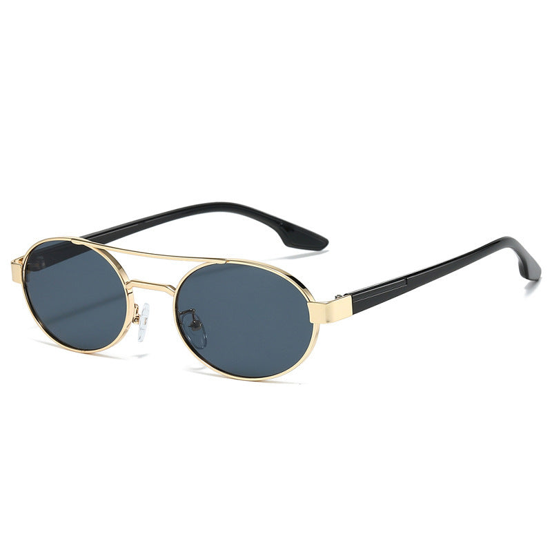 Retro-inspirierte runde Rahmen Sonnenbrille Brehn