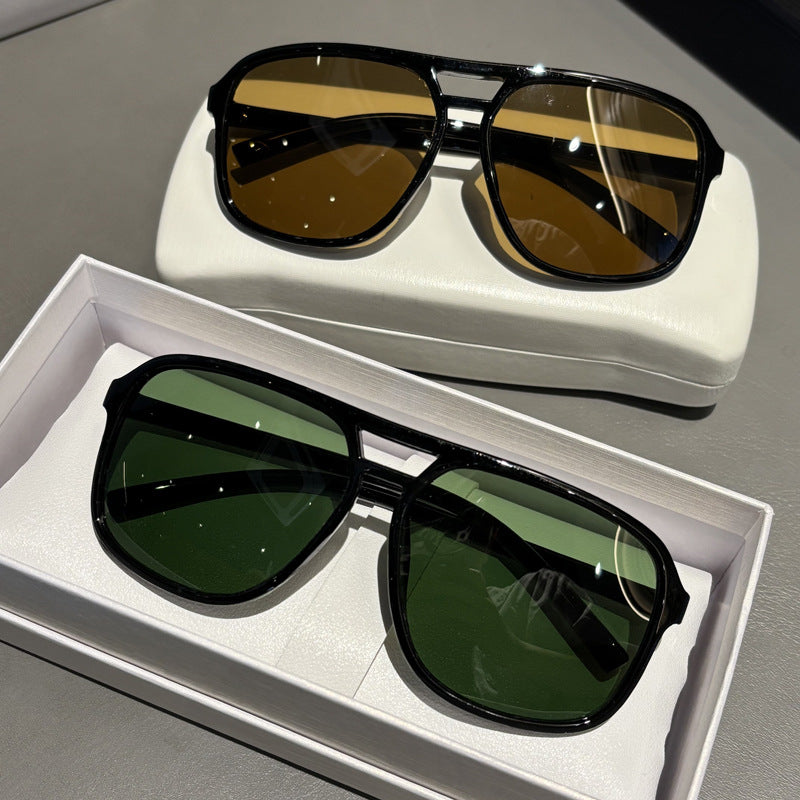 Premium Übergroße Winkelform Sonnenbrille Brehn