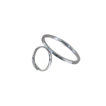 Minimalist Gold-Plated Ring Set Brehn
