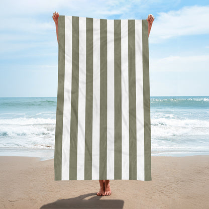 Strandtuch mit eleganten breiten Streifen Brehn
