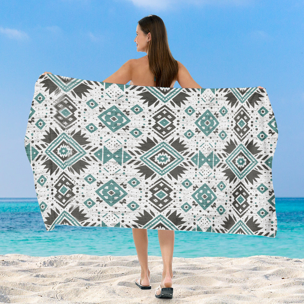 Strandtuch mit exklusivem geometrischen Muster Brehn