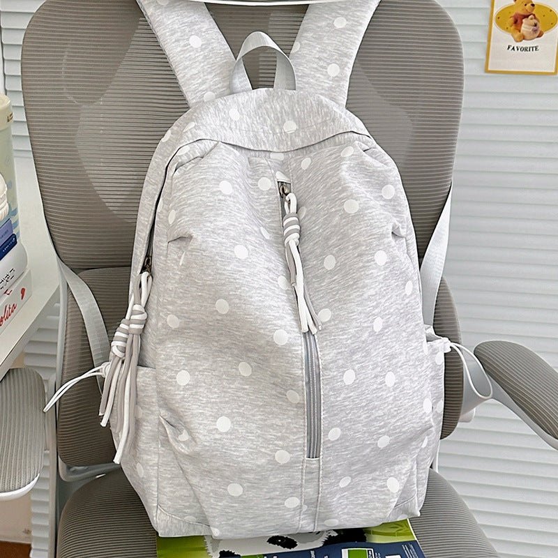 Polka Dot Muster Freizeit Rucksack Brehn