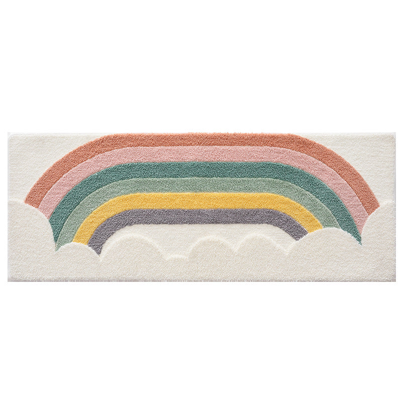 Texturierten Regenbogen Badteppich Brehn