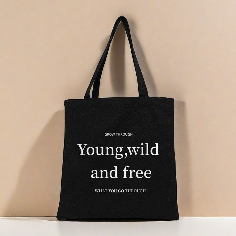 Motivational Canvas Tote Bag Brehn
