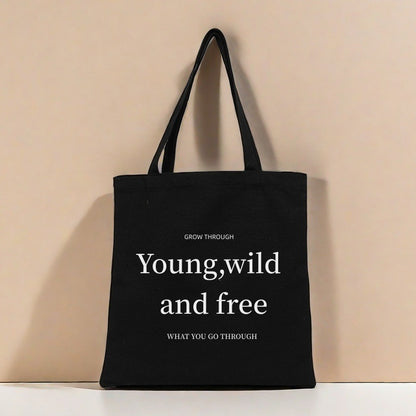 Motivational Canvas Tote Bag Brehn