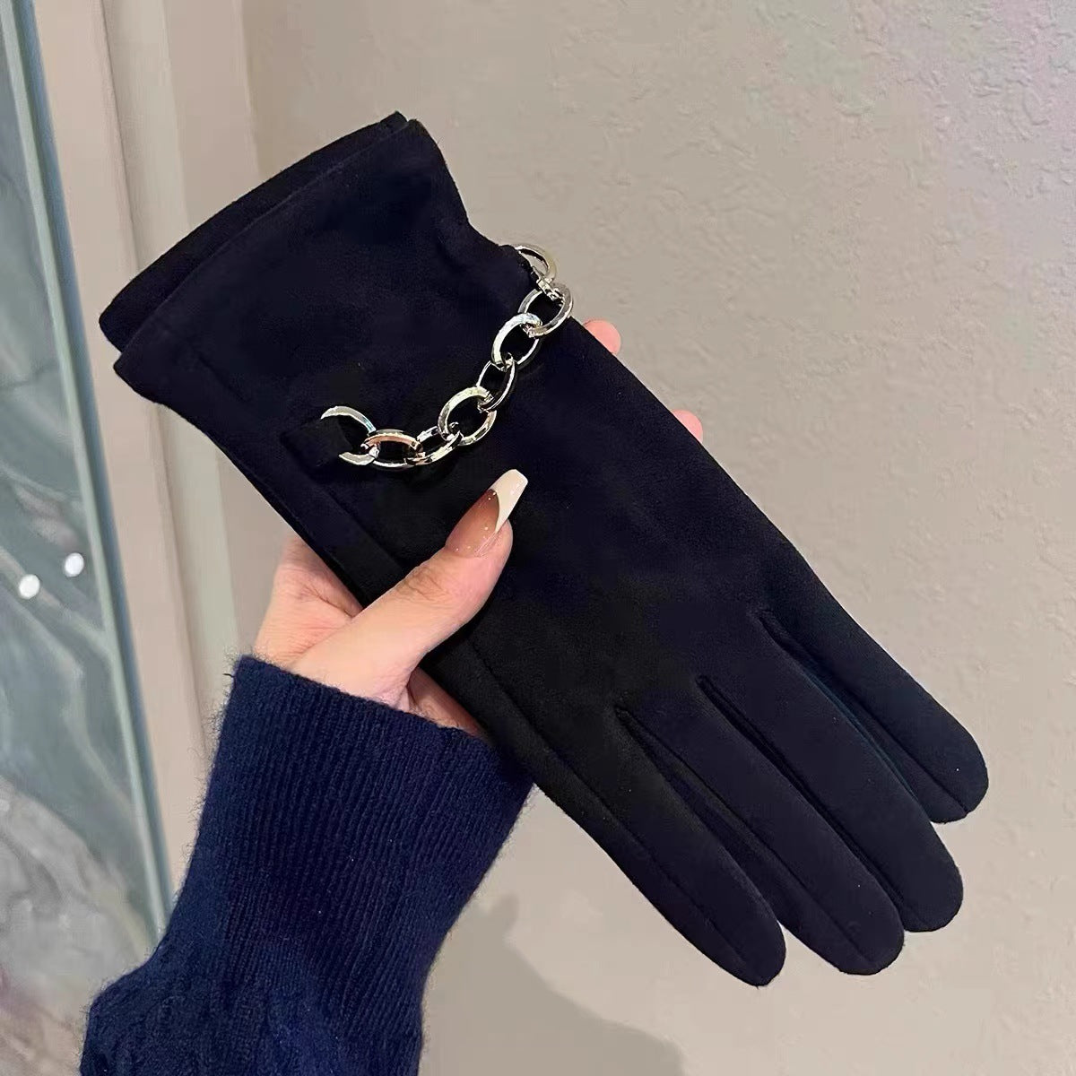 Luxuriöse Leder-Touchscreen-Handschuhe Brehn
