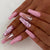 Dekoratives Press-On-Nagelset mit Glitter und Edelsteinakzenten Brehn