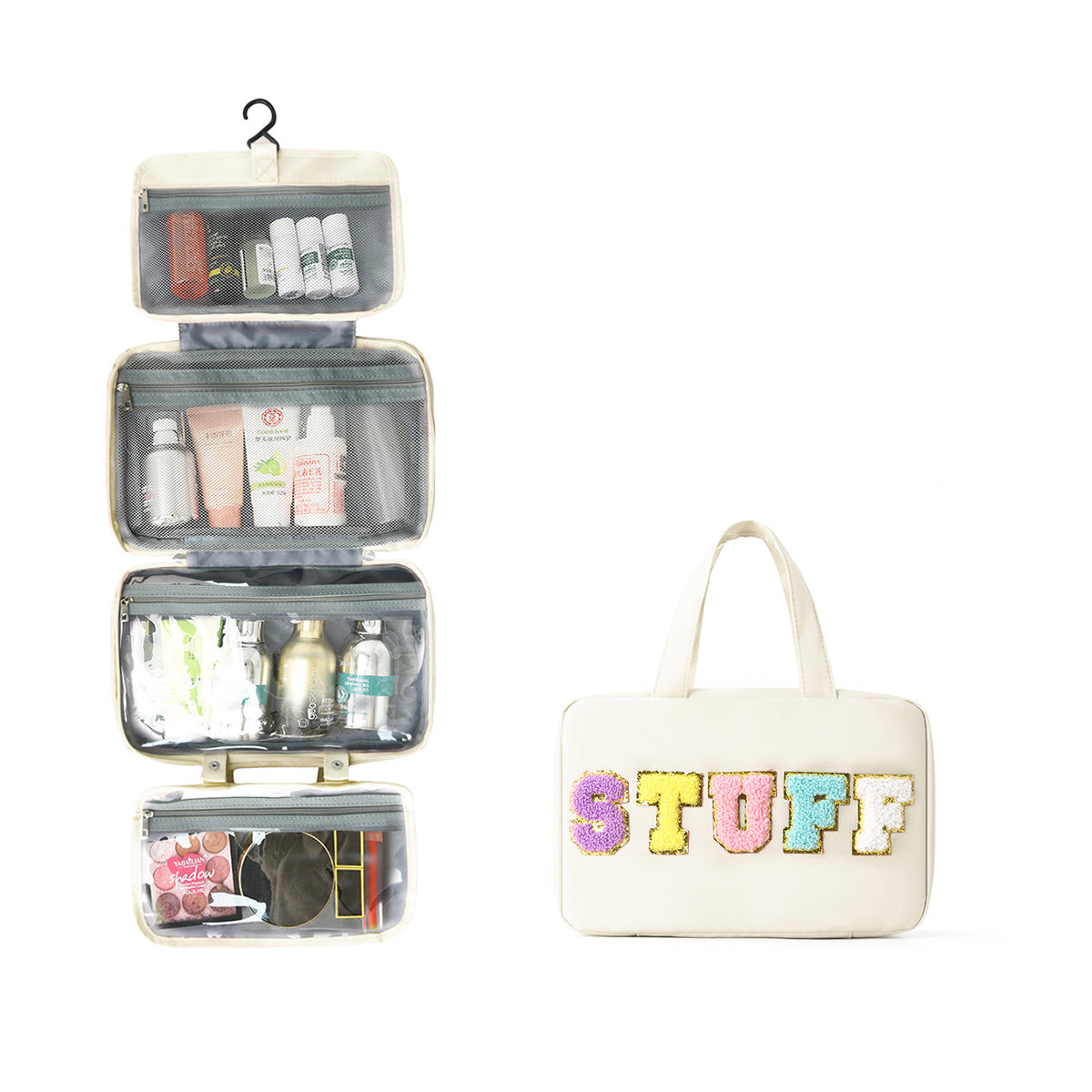 Multifunktionale Kosmetik-Organizer Tasche mit Aufhängbarem Design Brehn