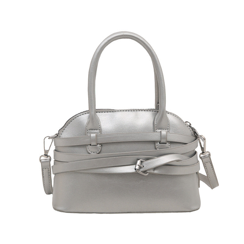 Strukturierte Mini-Handtasche