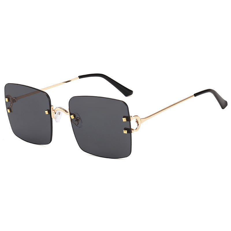 Damen quadratische Sonnenbrille mit elegantem Metallrahmen und robusten Gläsern Brehn
