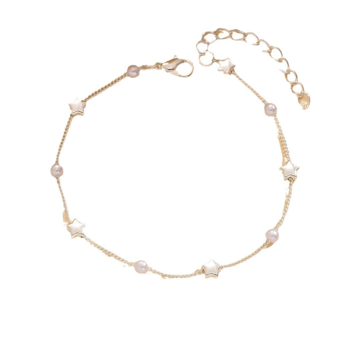 Star und Pearl Fußkette Brehn