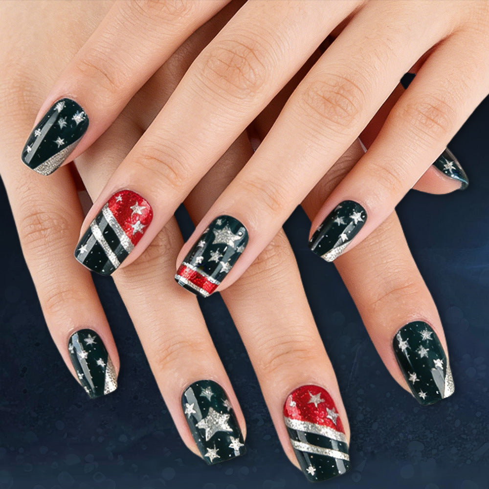 Künstlerisches Glamouröses Nagelset Brehn