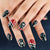 Künstlerisches Glamouröses Nagelset Brehn