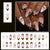 Halloween Kunstnagelset mit gruseligen 3D-Motiven und detailreichen Verzierungen Brehn