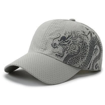 Herren Sportliche Cap mit Drachenmuster Brehn