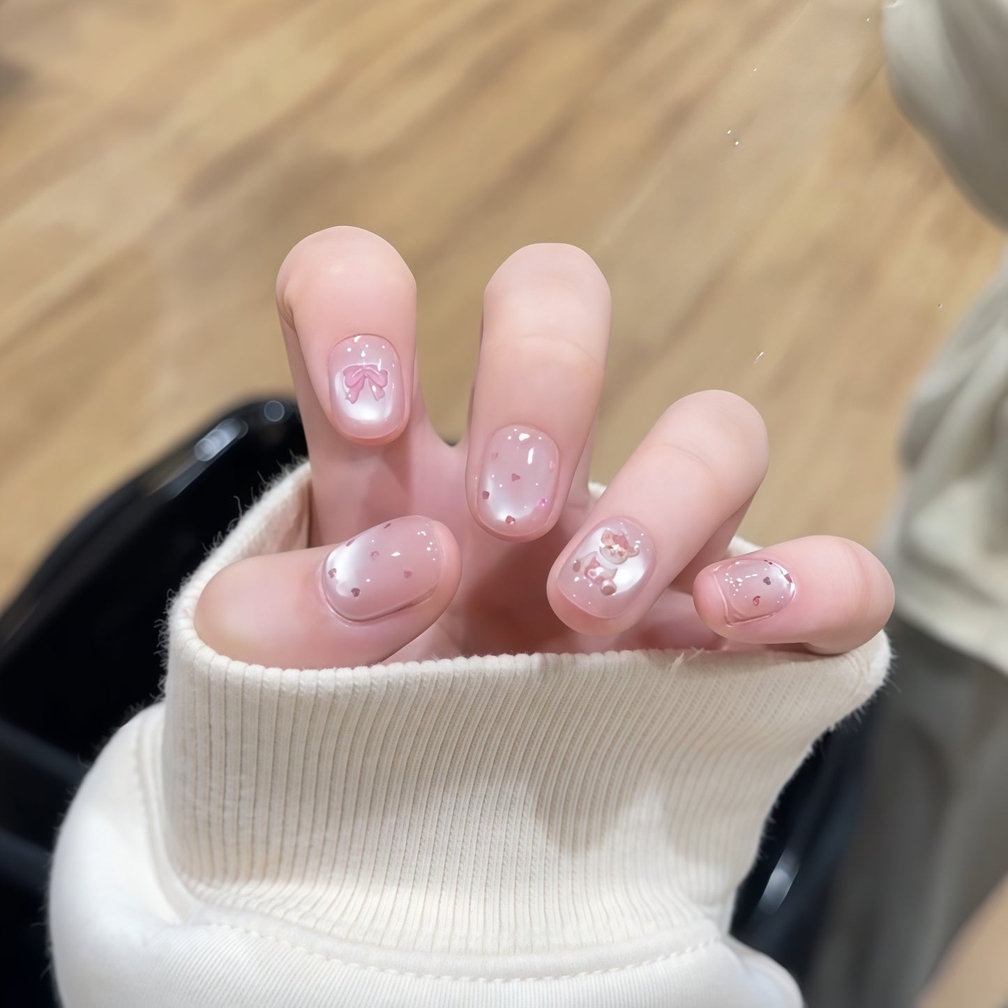 Künstliche Nail Art Spitzen mit Romantischen Motiven Brehn