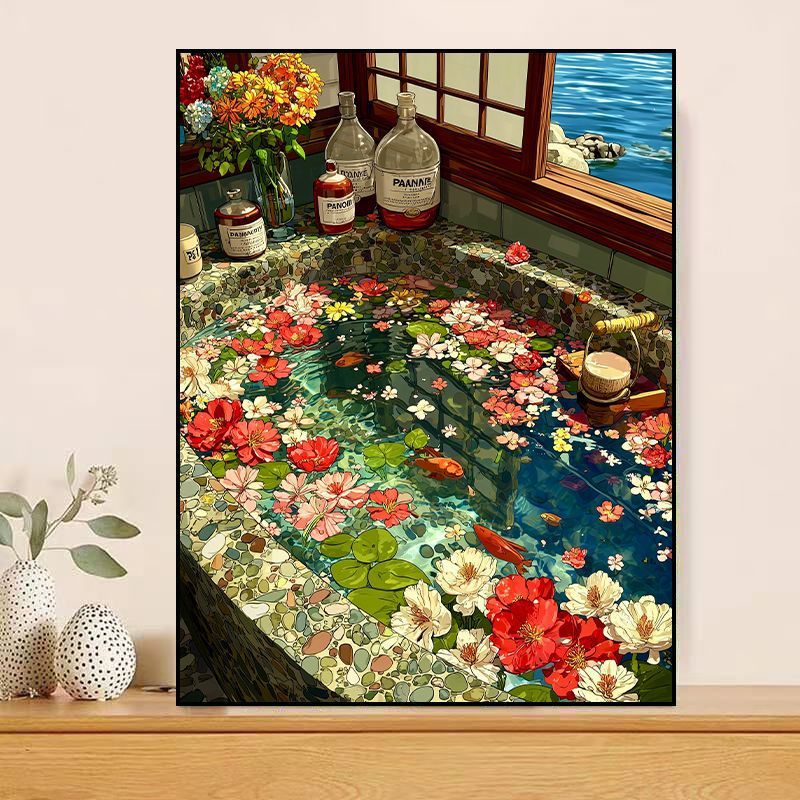 Florale Serenity Kunstdruck Brehn