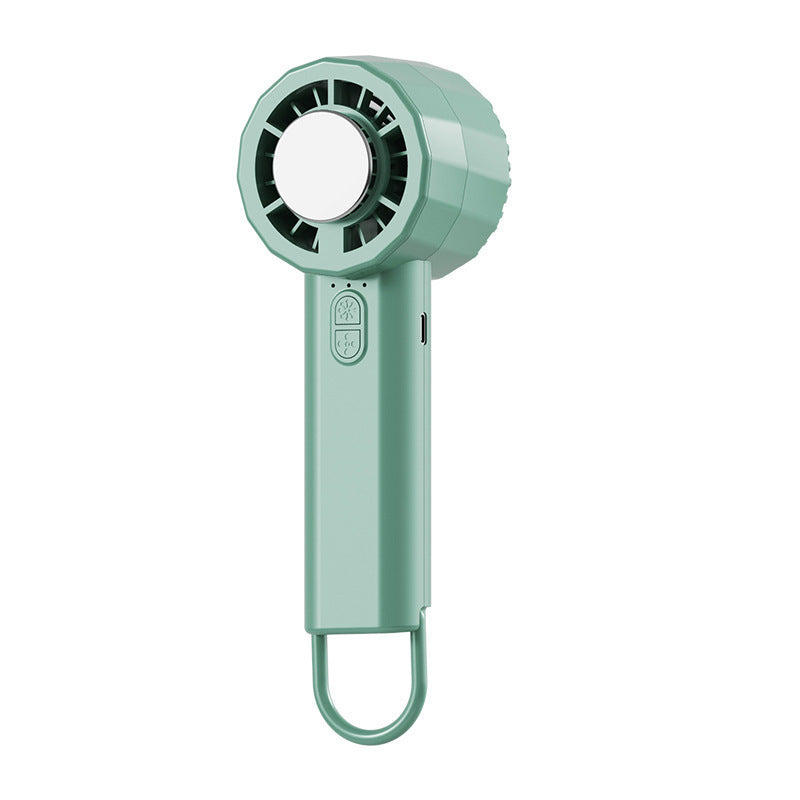 Unisex nan tragbarer Mini-Handventilator mit USB-C Ladeanschluss und integrierter Sprühnebel-Funktion Brehn