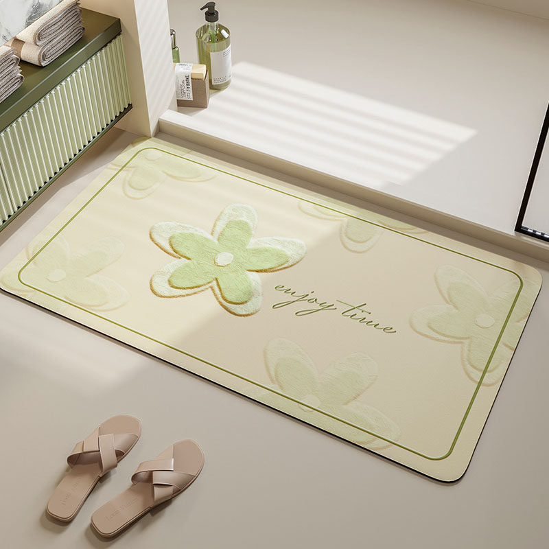 Weiche florale Badmatte Brehn
