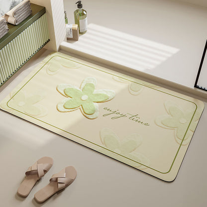 Weiche florale Badmatte Brehn