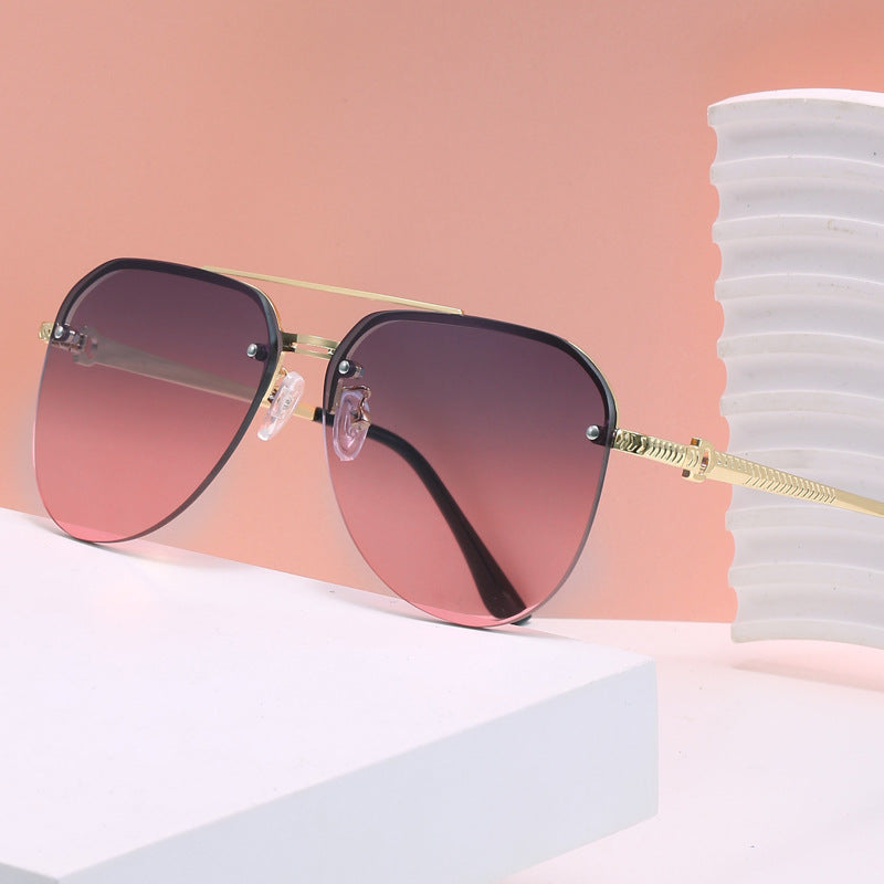 Damen elegante Piloten-Sonnenbrille mit hohem UV-Schutz und stilvollem Rahmen Brehn