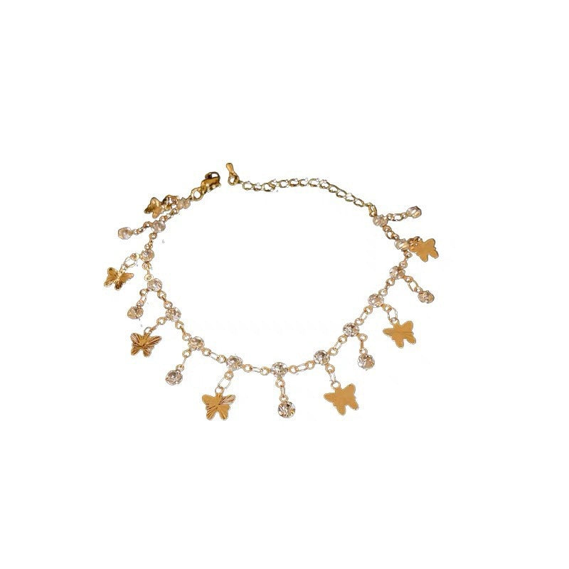 Elegantes Blattdesign Brehn-Halskette