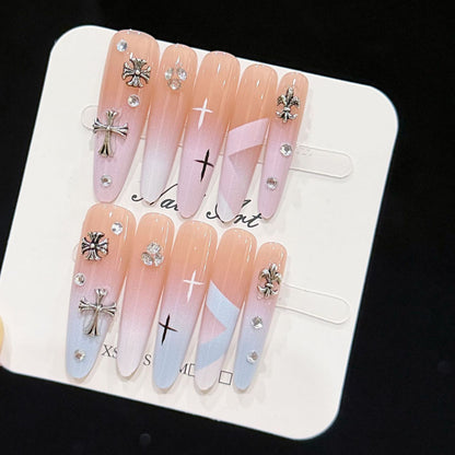 Dekoratives Press-On Nageldesign Set Brehn