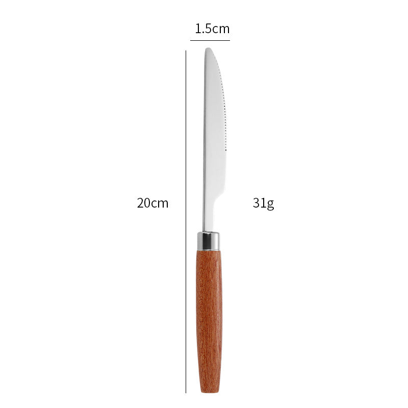 Eleganter Dessertlöffel mit Ergonomischem Holzgriff Brehn
