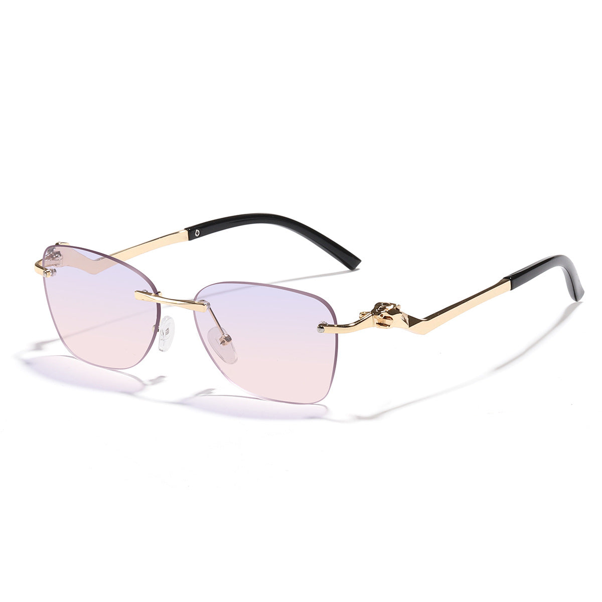 Damen modische Sonnenbrille mit stilvollen geometrischen Akzenten Brehn