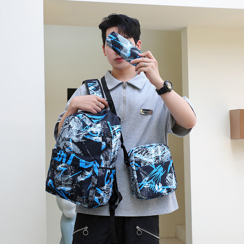 Trendiger Urbaner Rucksack mit Passender Umhängetasche Brehn