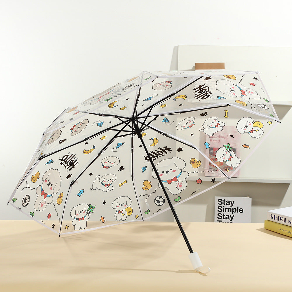 Damen Haustiermotiv Regenschirm Brehn