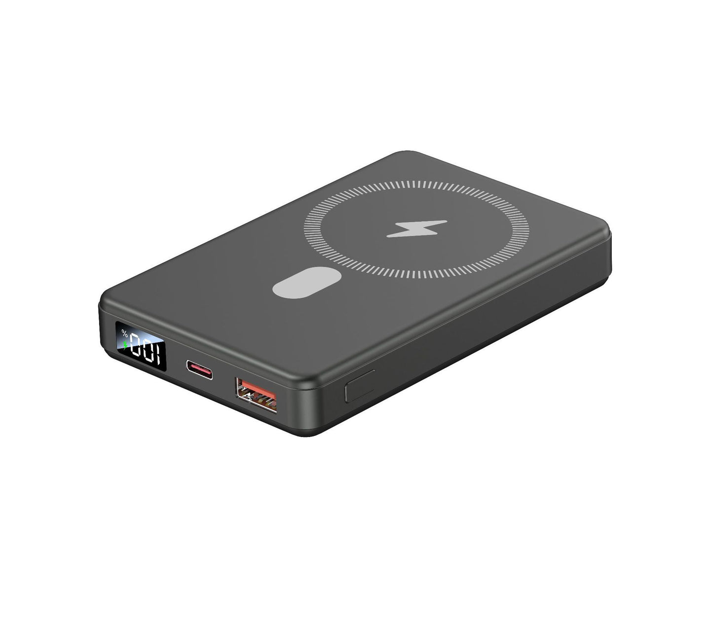 Tragbare Powerbank mit Hochmoderner Induktionsladung und Digitaler Anzeige Brehn