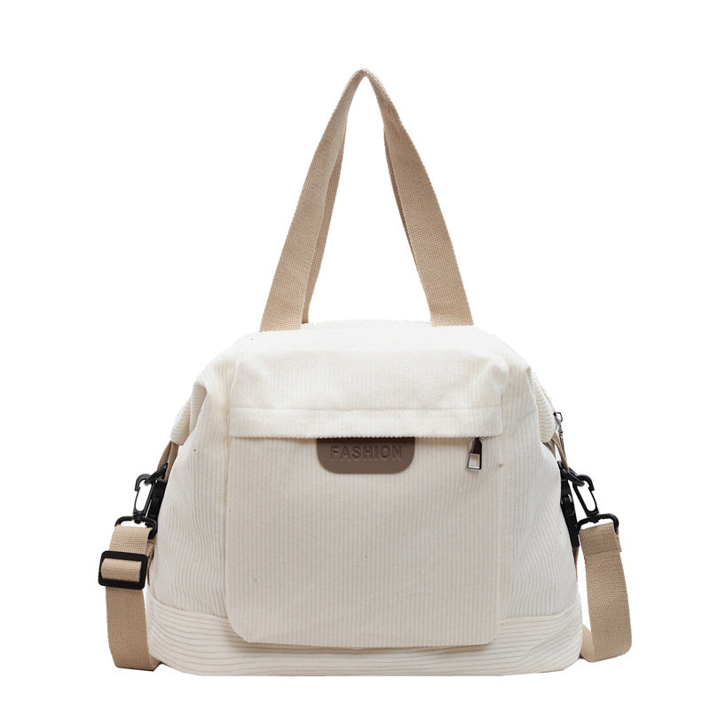 Corduroy Casual Schultertasche Brehn