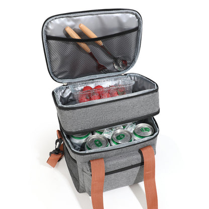 Doppelschicht isolierte Lunch-Kühltasche