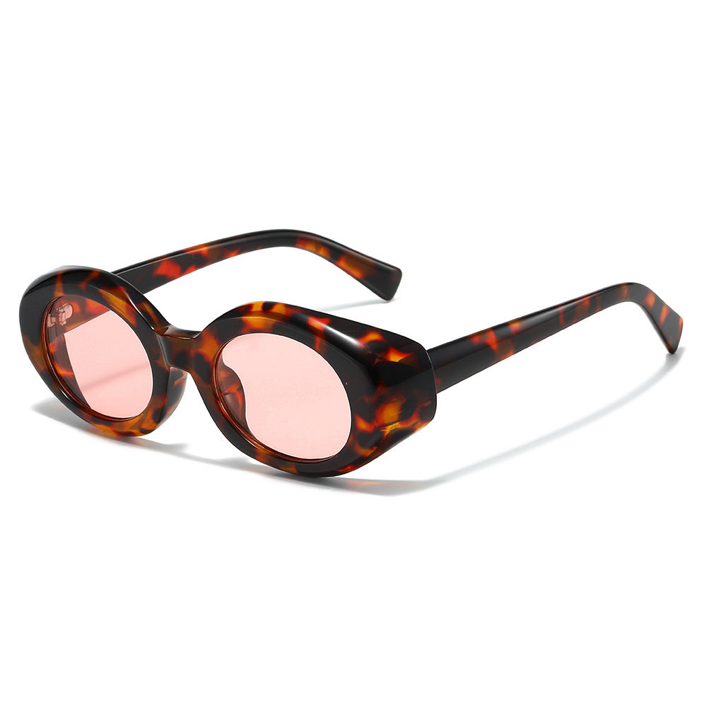 Oversized geometrische Sonnenbrille mit dicken Rahmen Brehn