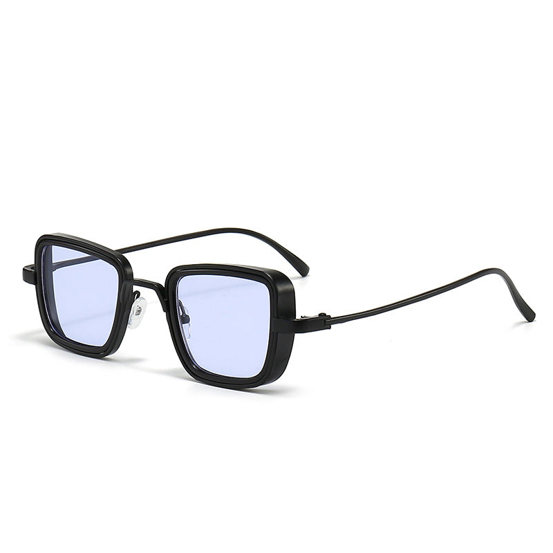 Damen stilvolle quadratische Sonnenbrille mit elegantem Metallrahmen Brehn