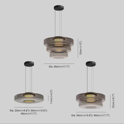 Moderne geometrische Pendelleuchte