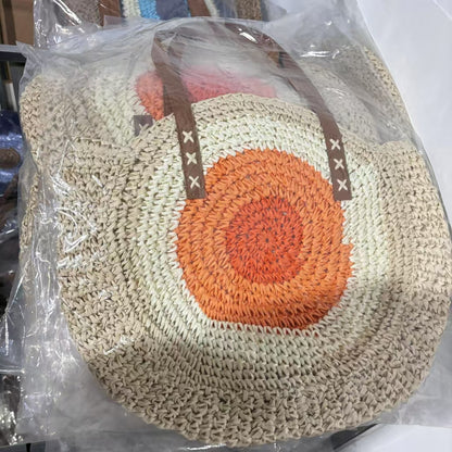Runde Makramee Strandtasche Brehn