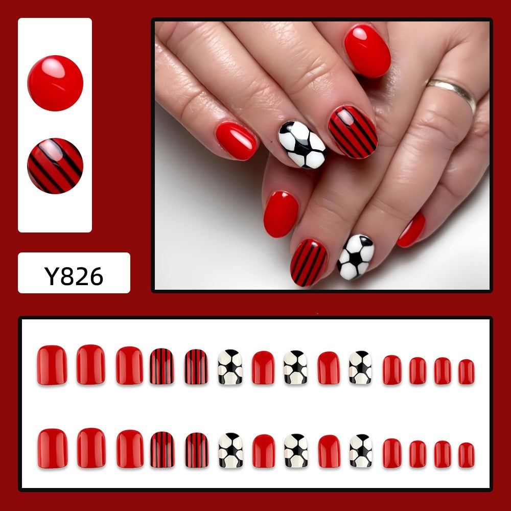 Kreative Fußball-Nageldesigns Brehn