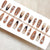 Kunstnagelset mit elegantem Ombre- und Perlendesign Brehn